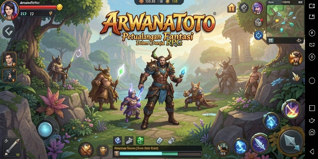 Gameplay menegangkan di dunia fantasi ARWANATOTO.