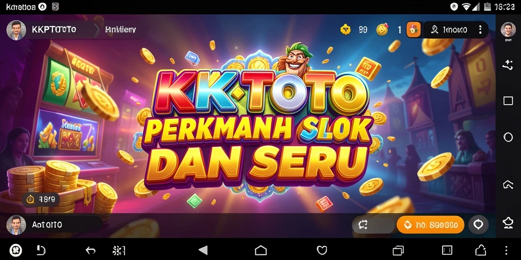 Tampilan menarik dari permainan slot KPKTOTO yang menggembirakan.